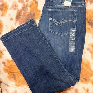 Wrangler Dark Blue Bootcut Leg Jeans